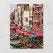 Grand Canal of Venice, Italië, met gondola-boten Briefkaart (Voorkant)