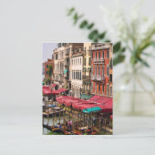 Grand Canal of Venice, Italië, met gondola-boten Briefkaart (Staand voorkant)