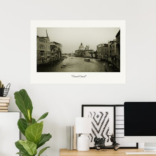 Grand Canal Poster (Thuiskantoor)