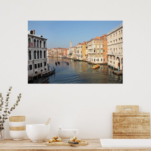 Grand canal, poster van Venetië (Keuken)