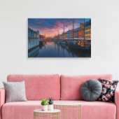 Grand Canal te Dusk Canvas Afdruk (Insitu (Woonkamer))