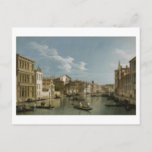 Grand Canal van Palazzo Flangini tot Palazzo Bembo Briefkaart (Voorkant)