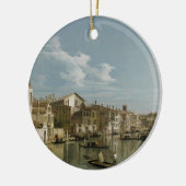 Grand Canal van Palazzo Flangini tot Palazzo Bembo Keramisch Ornament (Links)