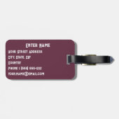 Grand Canal - Venetië, Bagagelabel van Italië (Achterkant horizontaal)