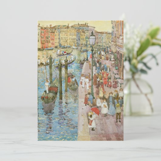 Grand Canal, Venetië, door Maurice Prendergast (Staand voorkant)