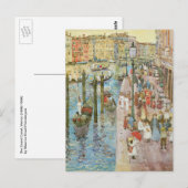 Grand Canal, Venetië, door Maurice Prendergast Briefkaart (Voorkant / Achterkant)