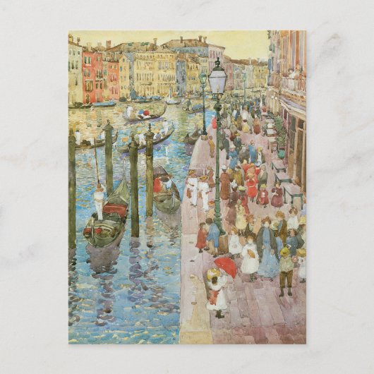 Grand Canal, Venetië, door Maurice Prendergast Briefkaart (Voorkant)