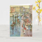 Grand Canal, Venetië, door Maurice Prendergast Kaart (Gele Bloem)