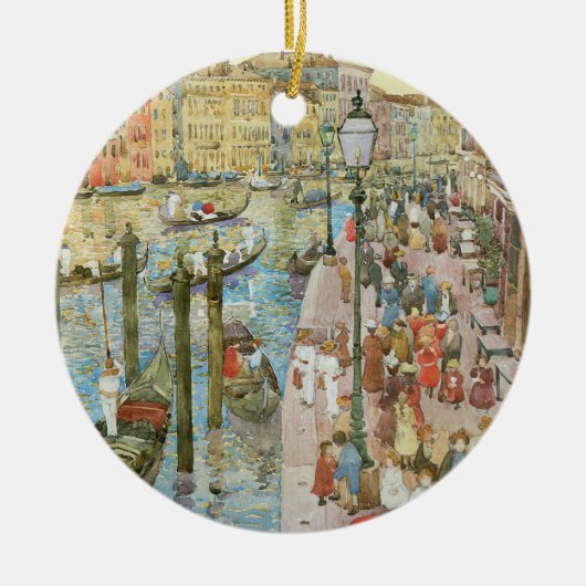 Grand Canal, Venetië, door Maurice Prendergast Keramisch Ornament (Voorkant)