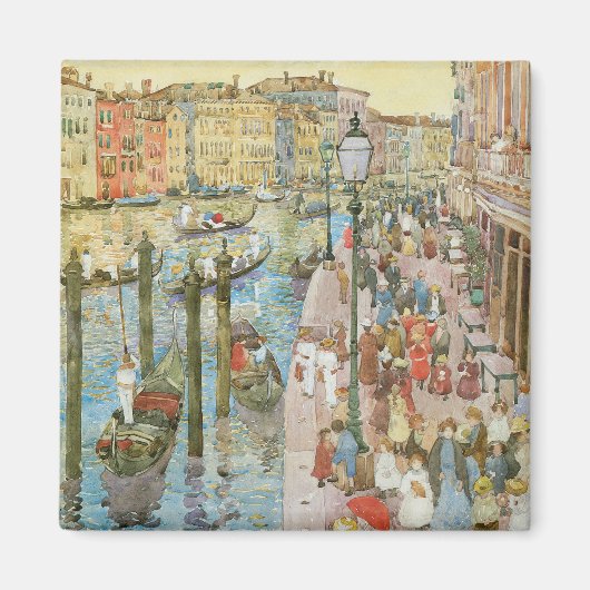 Grand Canal, Venetië, door Maurice Prendergast Magneet (Voorkant)