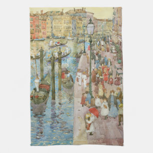 Grand Canal, Venetië, door Maurice Prendergast Theedoek