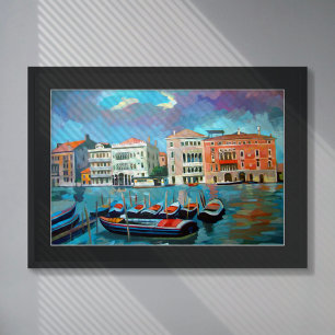 Grand Canal Venetië, Italië Poster