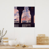 Grand Canal Venetië Italië Reiskunstwerk Poster (Keuken)