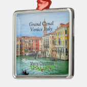 Grand Canal, Venetië, Kerstmis Metalen Ornament (Links)