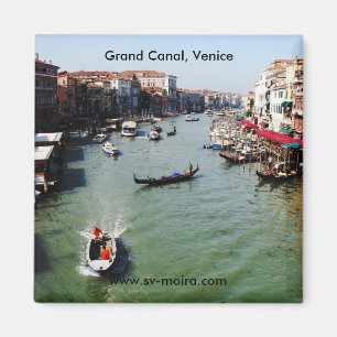 Grand Canal, Venetië vanaf Rialto Bridge Magneet