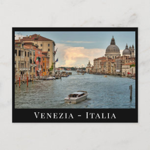 Grand Canal, Venezia Italia Venice Custom text Briefkaart