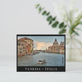 Grand Canal, Venezia Italia Venice Custom text Briefkaart (Staand voorkant)