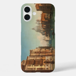 Grand Canal Venice Italië - kunstmonogrammen iPhone 16 Plus Hoesje