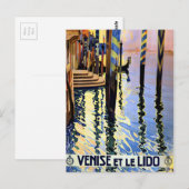  Grand Canal Venice Italië Reis Briefkaart (Voorkant / Achterkant)