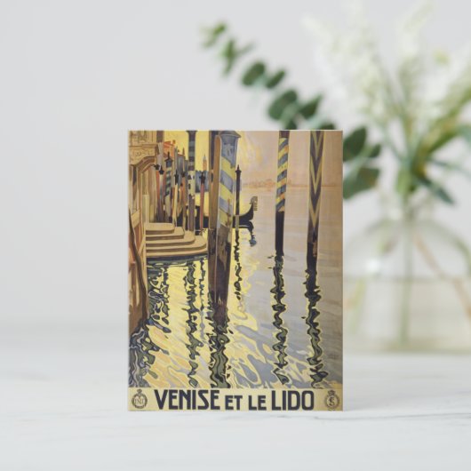 Grand Canal Venice Italië Reis Briefkaart (Staand voorkant)