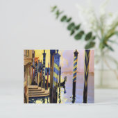  Grand Canal Venice Italië Reis Briefkaart (Staand voorkant)