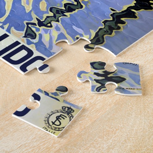  Grand Canal Venice Italië Reis Legpuzzel (Zijkant)