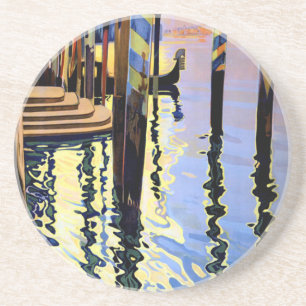  Grand Canal Venice Italië Reis Zandsteen Onderzetter