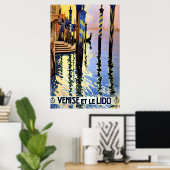  Grand Canal Venice Italië Reisposter Poster (Thuiskantoor)