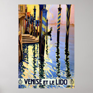 Grand Canal Venice Italië Reisposter Poster