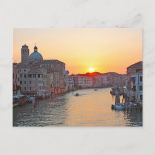 Grand canal Venice - zonsopgang Briefkaart