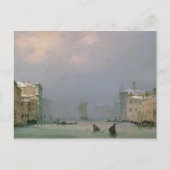 Grand Canal with Snow and Ice, 1849 Briefkaart (Voorkant)