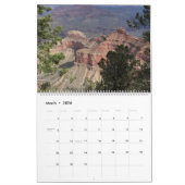 Grand Canyon 12-Month Photographic 2026 Calendar Kalender (Mar 2026)