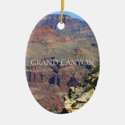 Grand Canyon 4 Keramisch Ornament (Voorkant)