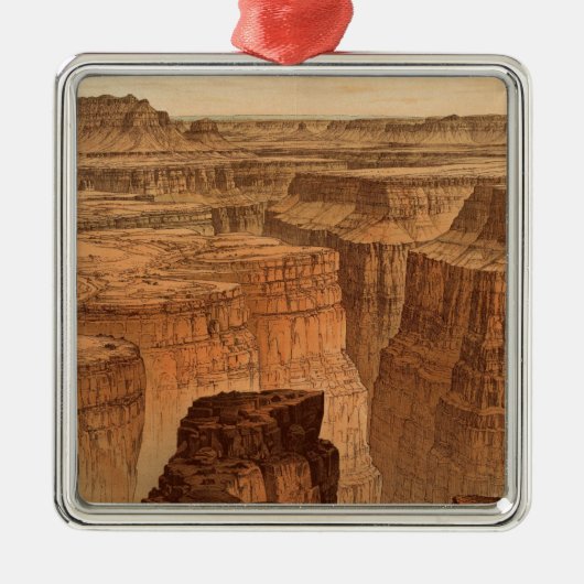 Grand Canyon aan de voet van de Torowep Metalen Ornament (Voorkant)