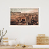 Grand Canyon aan de voet van Torowep 1882 Poster (Keuken)