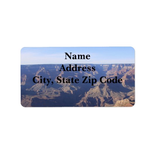Grand Canyon Adreslabels Etiket (Voorkant)