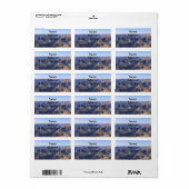 Grand Canyon Adreslabels Etiket (Full Sheet)