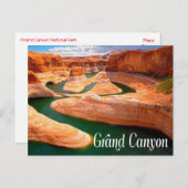 Grand Canyon, Arizona, Amerikaans Briefkaart (Voorkant / Achterkant)