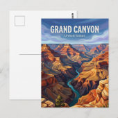 Grand Canyon Arizona Briefkaart (Voorkant / Achterkant)