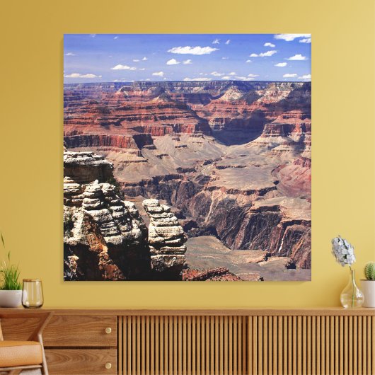 Grand Canyon, Arizona Canvas Afdruk (Insitu (Woonkamer))