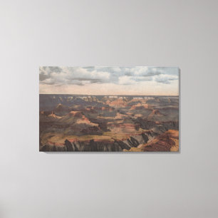 Grand Canyon, Arizona - Cloud Shadows uit Hopi 2 Canvas Afdruk