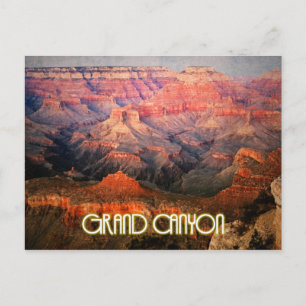 Grand Canyon, Arizona, gestileerd Briefkaart