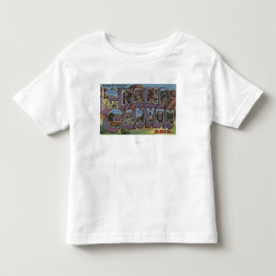 Grand Canyon, Arizona - Grote letterscènes Kinder Shirts