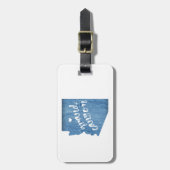 Grand Canyon Arizona houtnerf Bagagelabel (Voorkant verticaal)