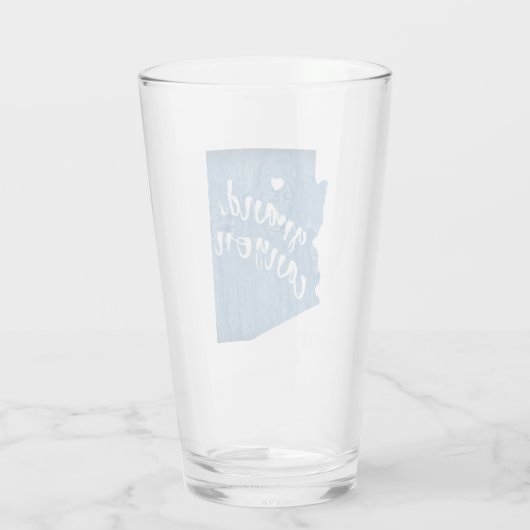 Grand Canyon Arizona houtnerf Glas (Achterkant)