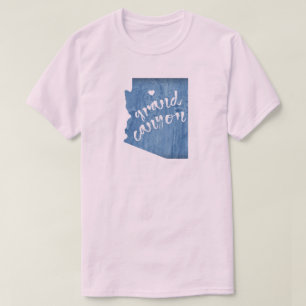 Grand Canyon Arizona houtnerf T-shirt