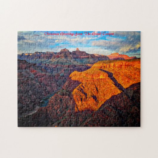 Grand Canyon Arizona. Kerstgroeten Legpuzzel (Horizontaal)