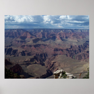Grand Canyon Arizona Kunst met gekleurd woestijn-p Poster