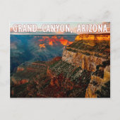 Grand Canyon Arizona op Sunset Briefkaart (Voorkant)