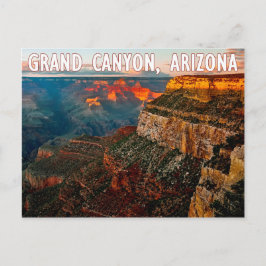 Grand Canyon Arizona op Sunset Briefkaart